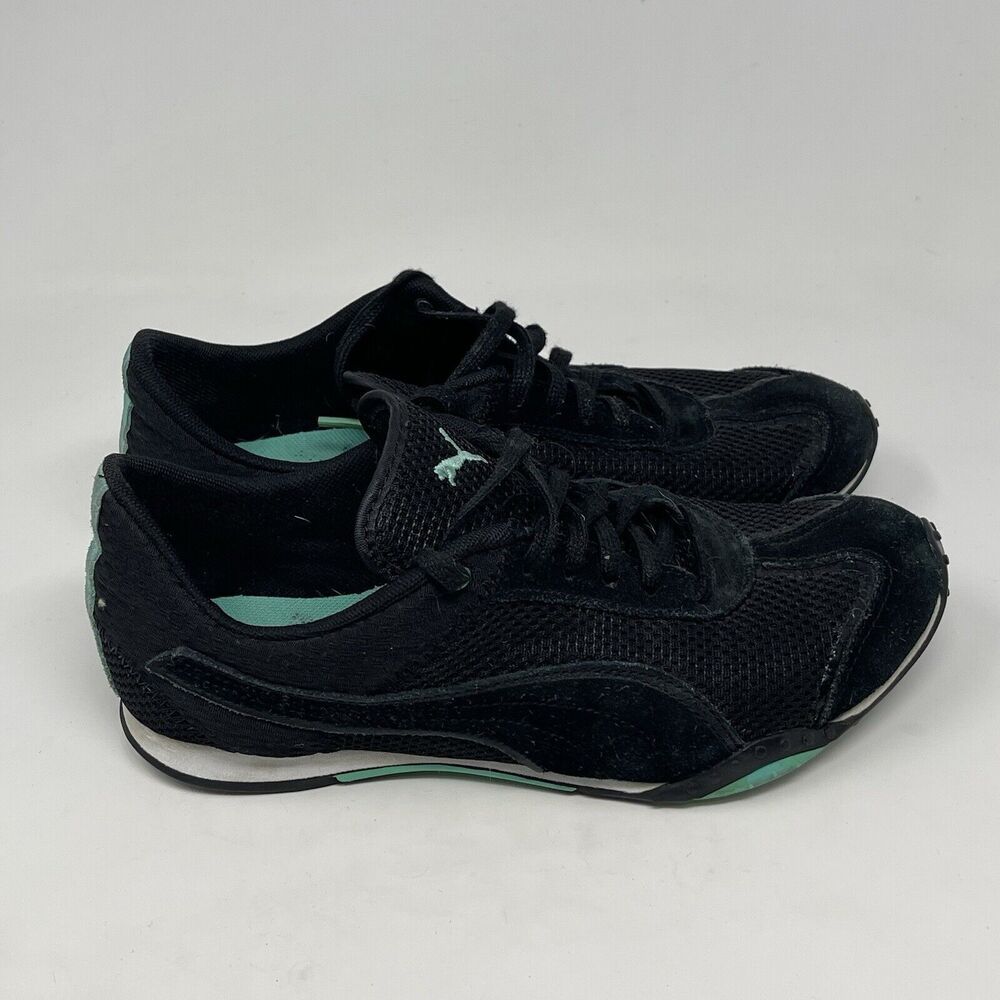 Puma Eco Ortholite Athletic Shoes Womens 6.5 Black Sport Lifestyle Sneakers
